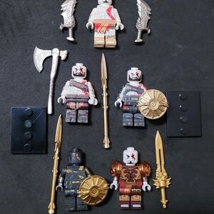 New 5pc God Of War Minifigure Set
